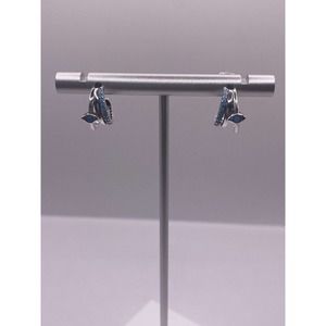 Hoop Horus Eye Turquoise Gemstone Earrings